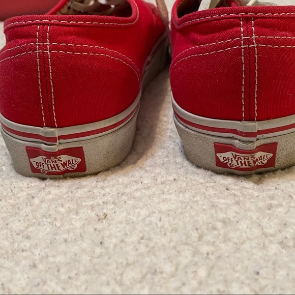 Red Vans - Picture 4 of 5
